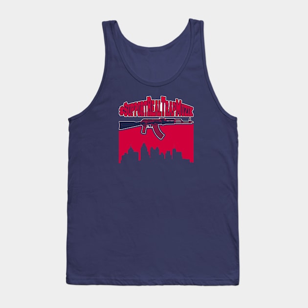 Support Real Trap Muzik Tank Top by erock